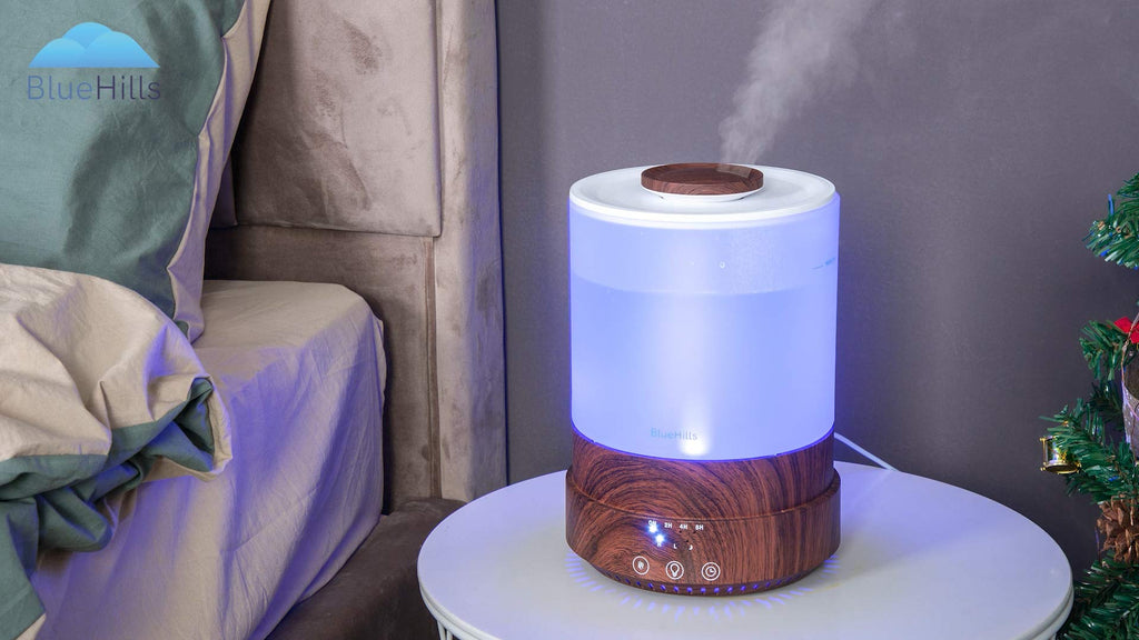 Premium 2500 ML Large Essential Oil Diffuser Timer XL Dark Wood