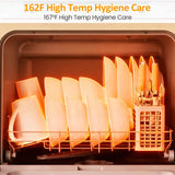 Portable Dishwasher with 152OZ Water Tank, 18" Countertop Dishwasher Machine fits up to 12" plates, 6 Preset Mode
