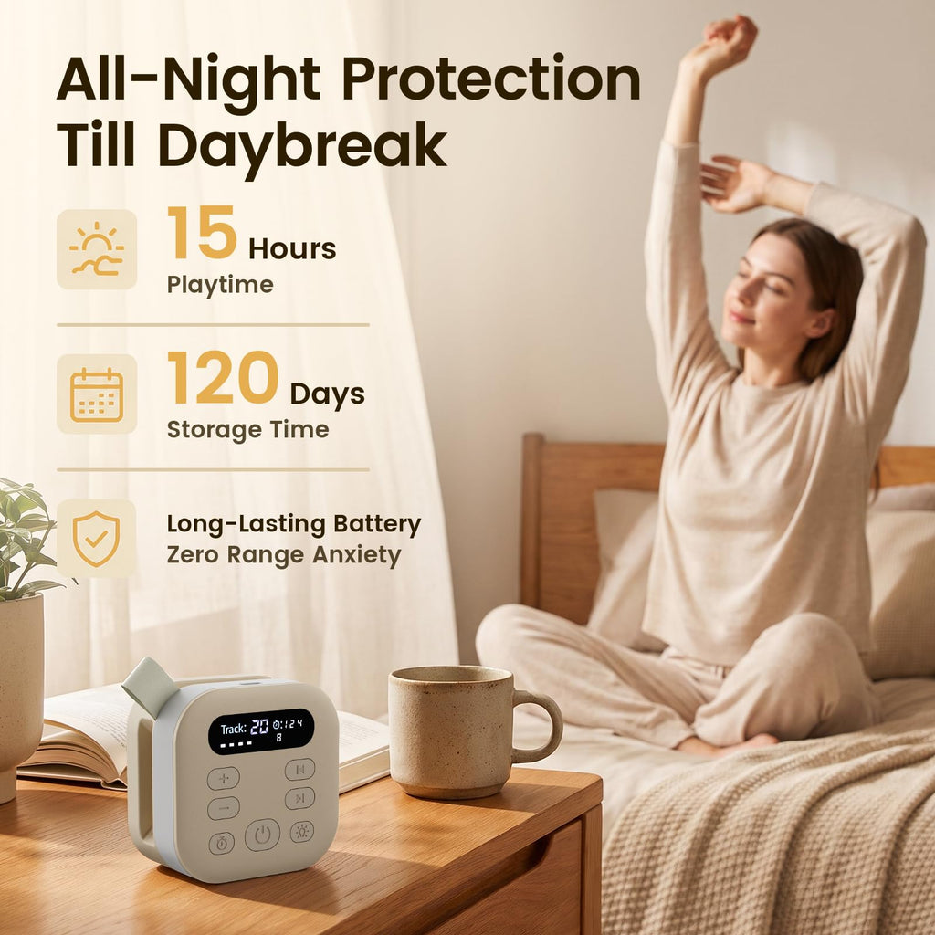 Sound White Noise Machine & Essentials for Baby & Adults -Putty
