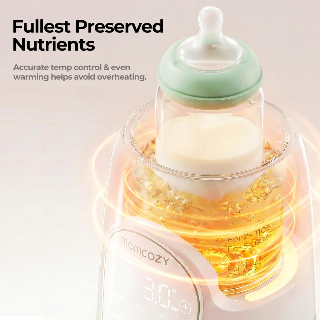 Bottle Warmer for Baby Breast Milk with Night Light