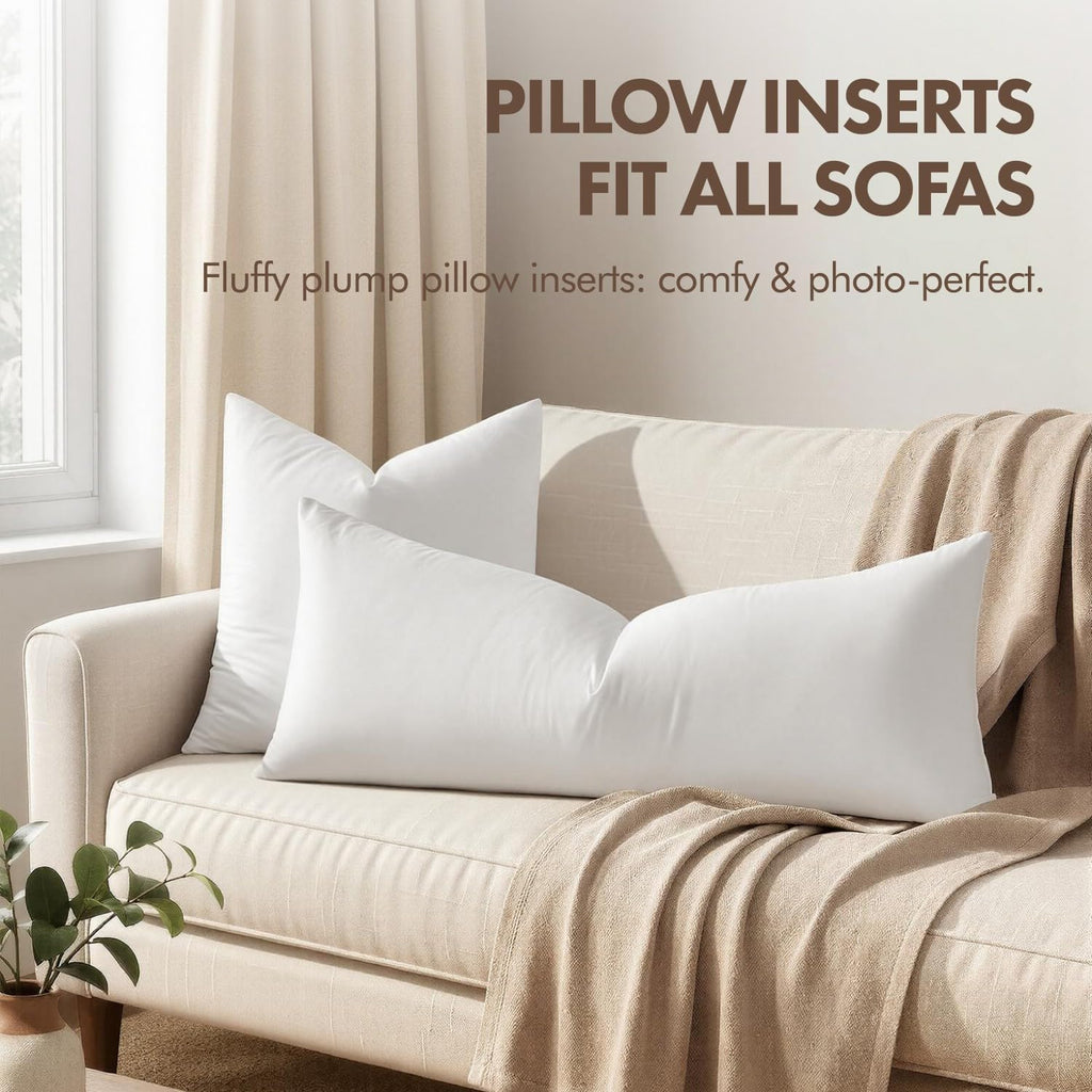 14x48 Inch Synthetic Down Alternative Pillow Insert