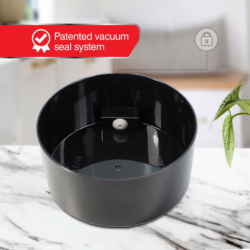 1LB - Patented Airtight Container | Multi-use Vacuum container works as smell proof containers for ground coffee
