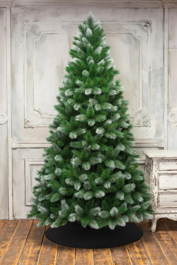 Black Christmas Tree Skirt 30 inches Small Tree Skirt for Christmas Decor