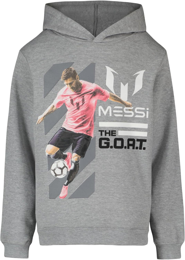 Boys' Lifestyle Long Sleeve Sweatshirt, Standard Fit Hoodie Sweatshirt, Comfortable