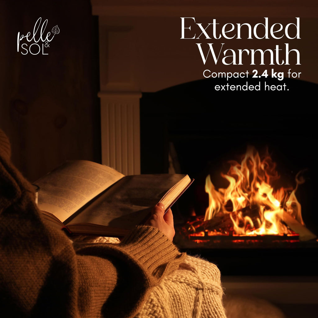 Log 2.4KG Kindling Wood - 1 Pack Kindling Wood Burner, Grate, Fire Pit or BBQ, Kindling Fire Woods for Log Burners