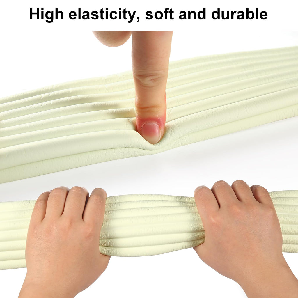 Baby Proofing Edge Corner Protector,16.4 ft Edge Guards Padding with 3M Adhesive, Extra-Wide Soft Rubber Foam