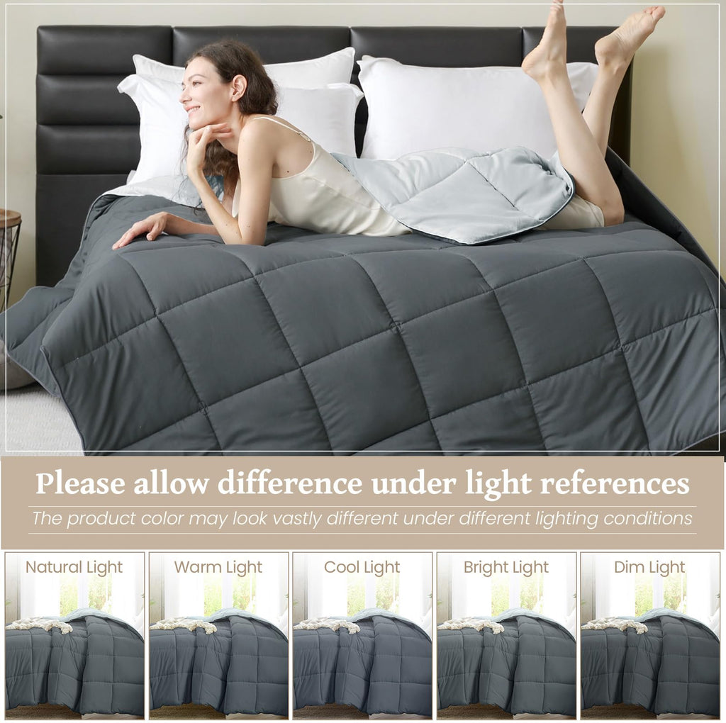 Oversized King Comforter - Bed Duvet Insert Lightweight