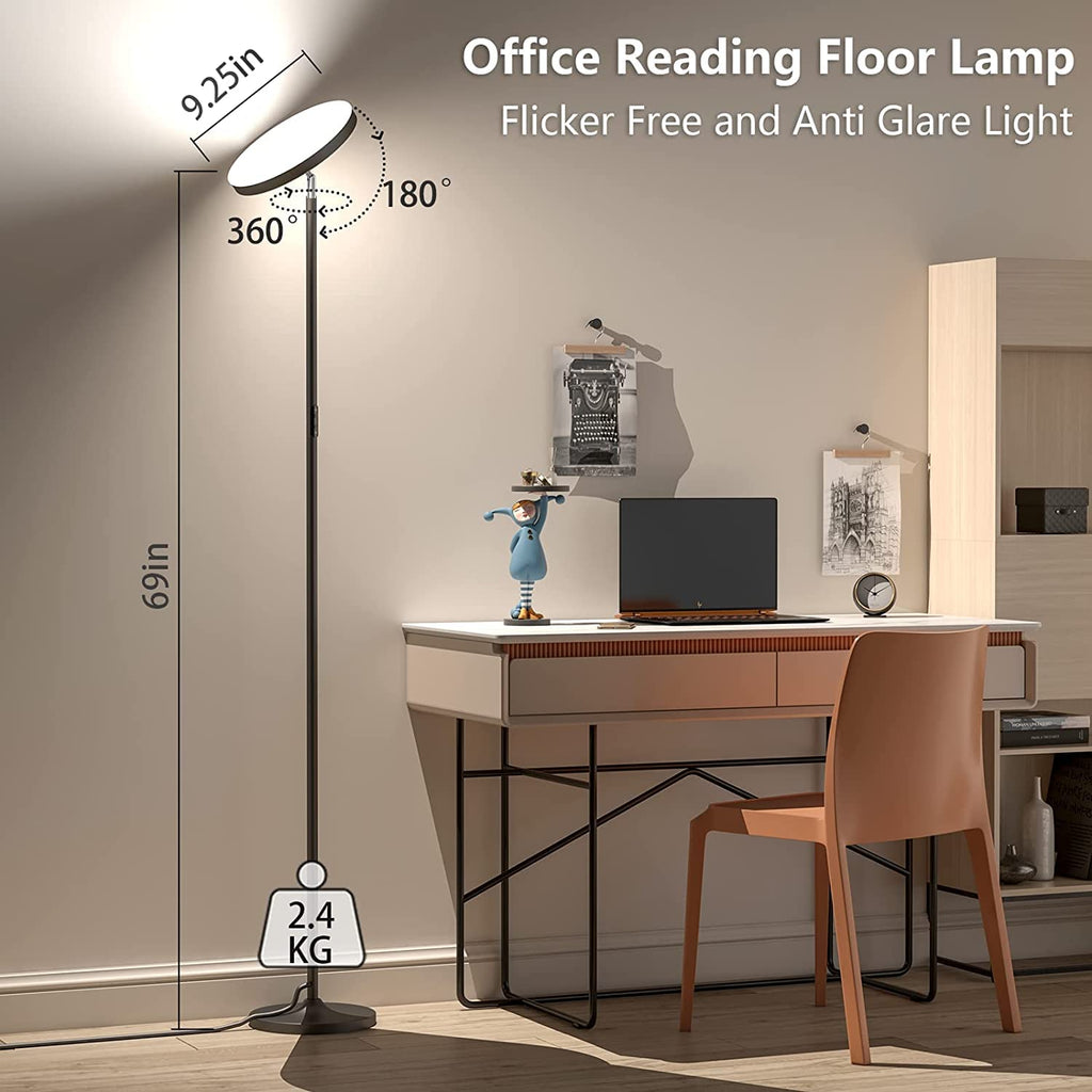 Double Side Lighting LED Floor Lamp with Remote Smart App 36W