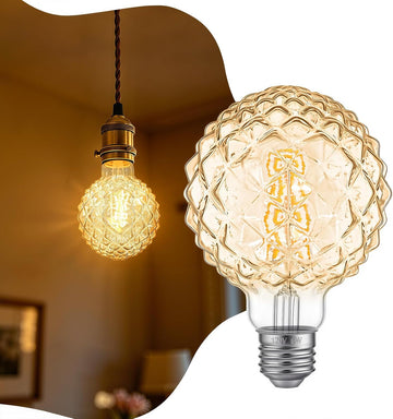 Dimmable Decorative Light Bulbs 60 Watt Pineapple LED Edison Bulb