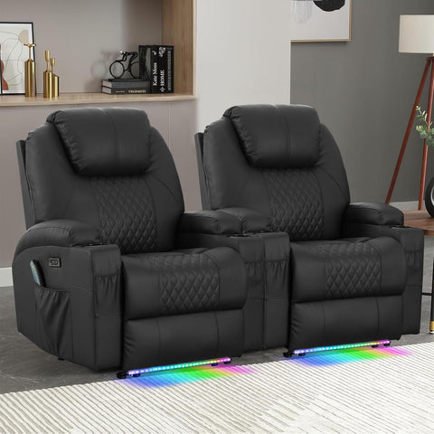 Power Recliner Chair with Heat and Massage for Adults