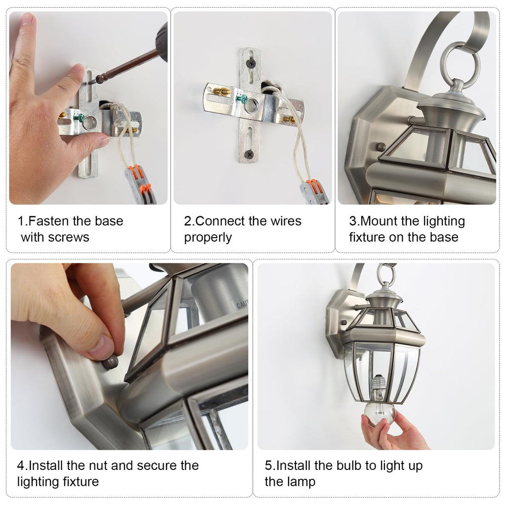 Solid Brass Outdoor Wall Light Fixtures, 12.6"
