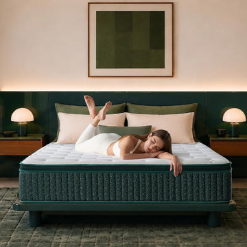 King Size Mattress, 12 Inch King Mattress in a Box, Cooling Gel Memory Foam Hybrid Mattress with Pocketed Coils