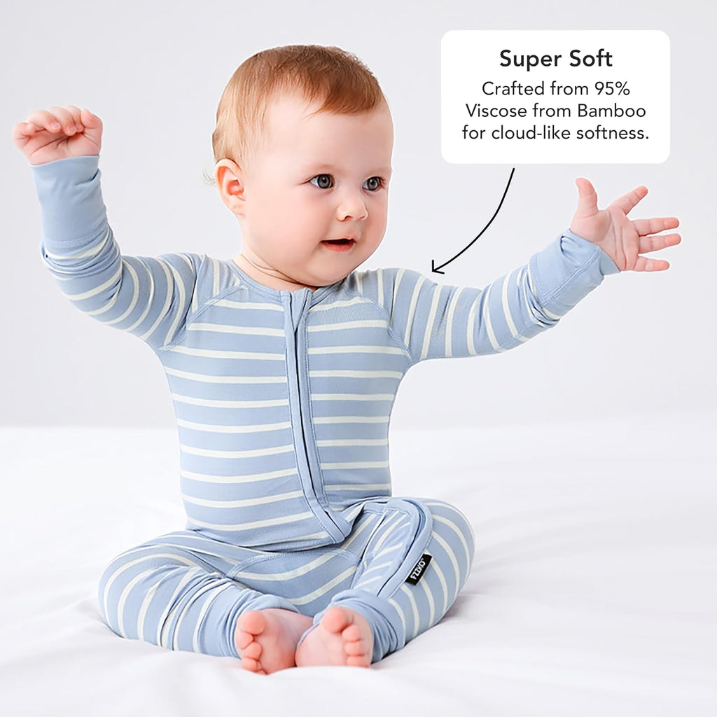 Onesie Pajamas, Viscose from Bamboo, & Sleepers