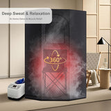 Sauna Steamer Machine for Home, 1300W 1.8qt Steam Generator, Portable Steamer Pot with Remote Control, Oil Diffuser