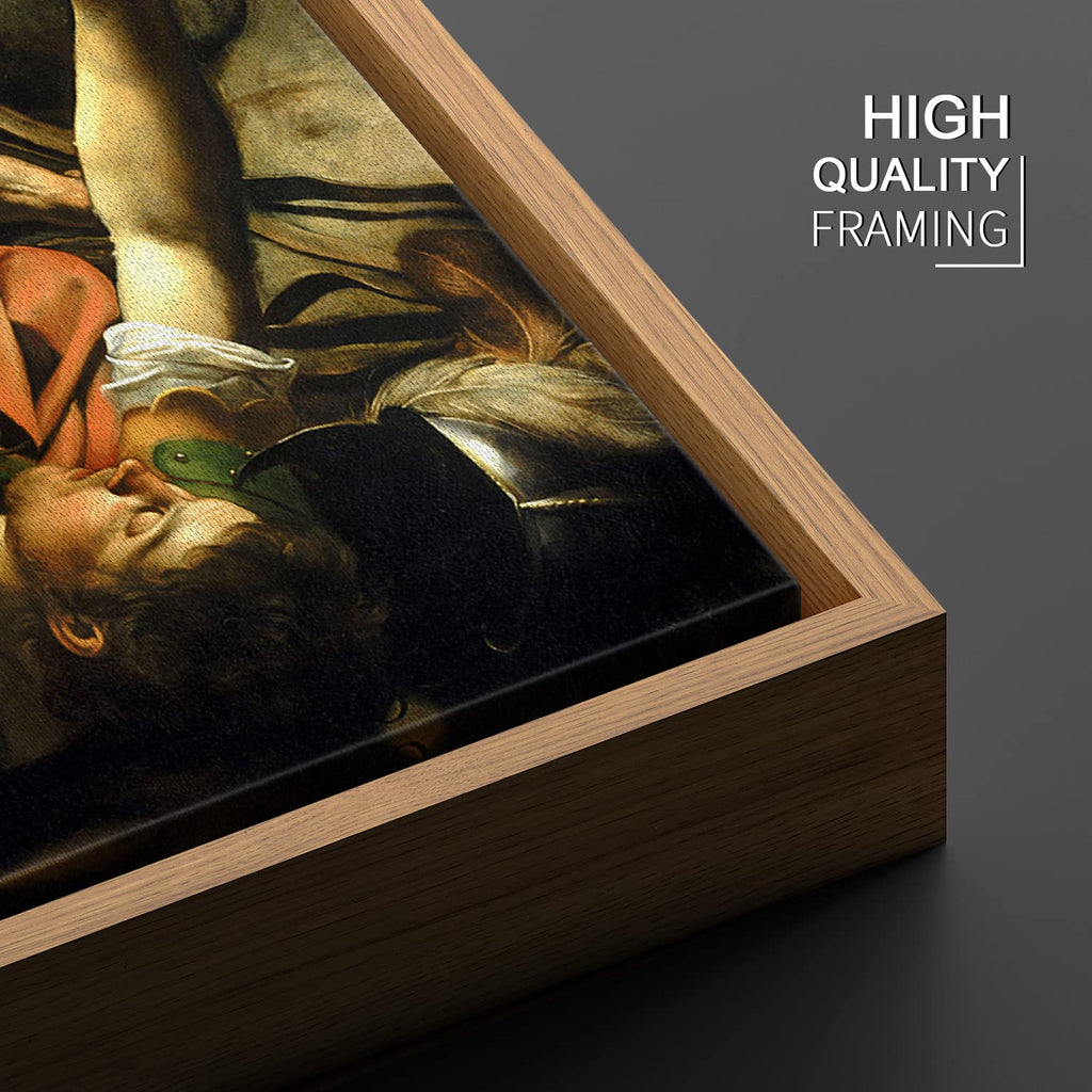 Floating Frame Canvas Print Wall Art - The Conversion Saint Paul on The Way to Damascus by Caravaggio - 16x24 inches