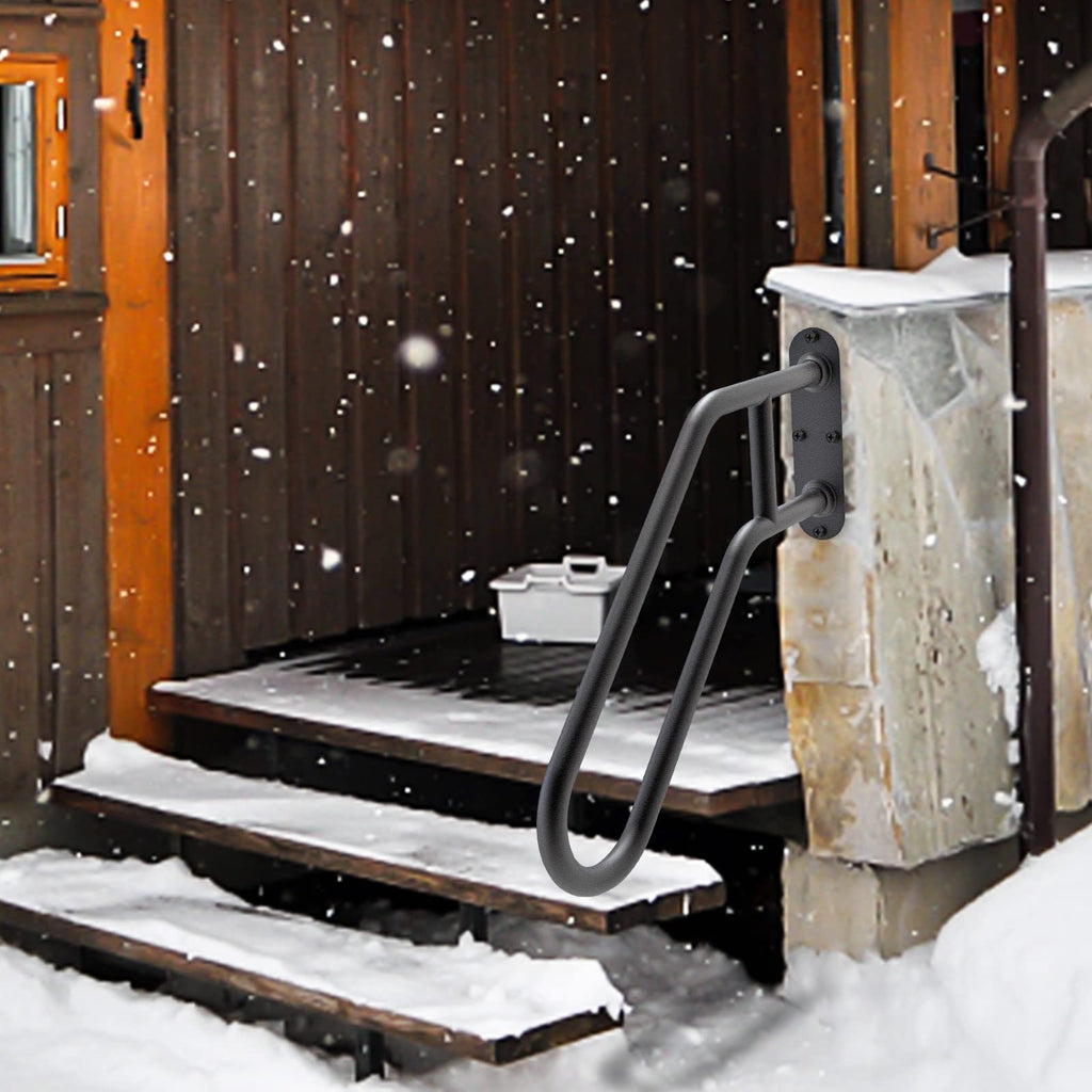 Heavy Duty Wall Mount Handrails for Indoor Outdoor 1-3 Steps