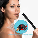 Black square hand shower head, handheld shower head with hose,brass High pressure flushing With adjustable water