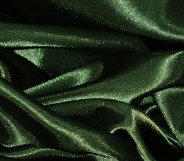 Satin Charmeuse Solid Fabric 60" Wide Sold By The Yard (Dark Olive)