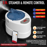 Portable Infrared Steam Sauna with 660nm Red Light Therapy & 850nm Infrared Light Device, 3L 1300W Steamer, Folding Chair, Personal Sauna Box Sauna Tent Home Sauna A129-B0F9VX6Y19