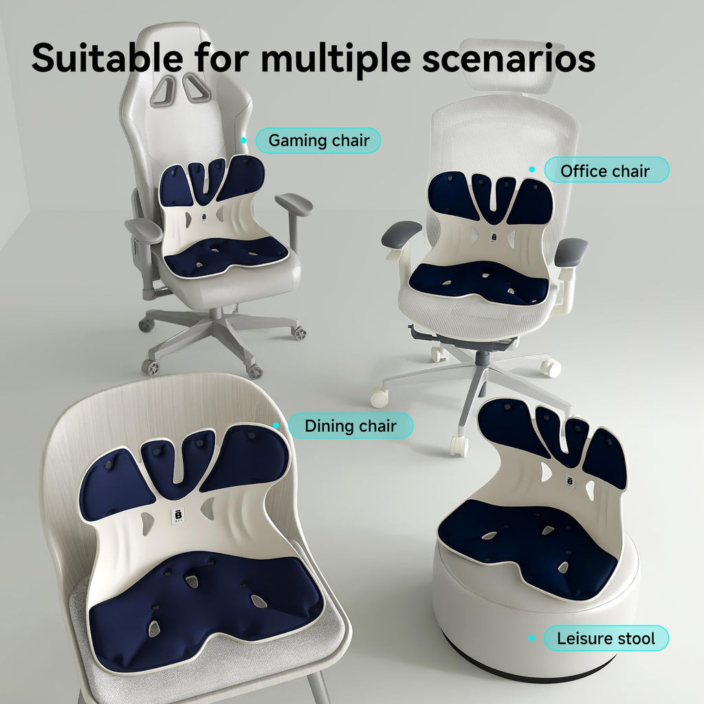 Ergonomic Seat Cushion - Lumbar Support Pillow Chair & Floor