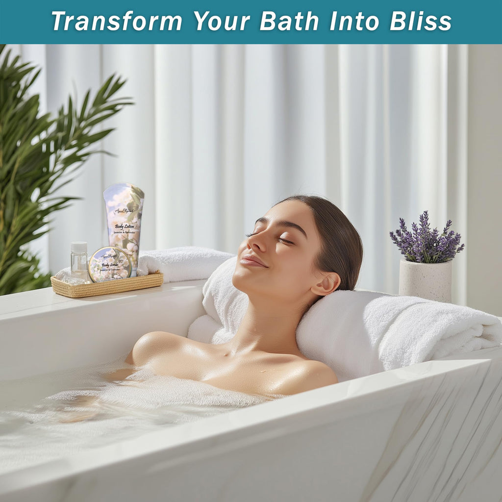 Bath Gift Basket For Women - Jasmine & Lavender