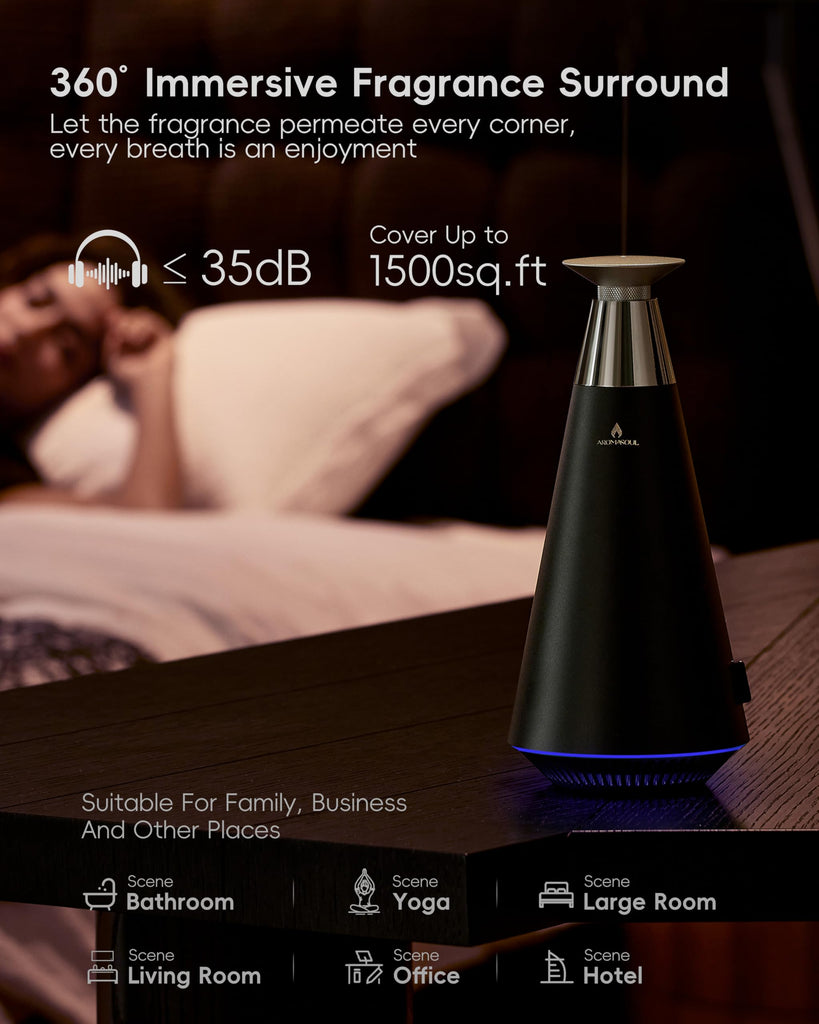 Alloy Edition Scent Machine, Hotel‐Grade Waterless Diffuser