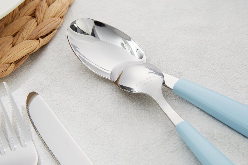 Silverware Set Stainless Steel Colorful Handle Tableware Kitchen Flatware Set Utensils, Includes Dinner Knives