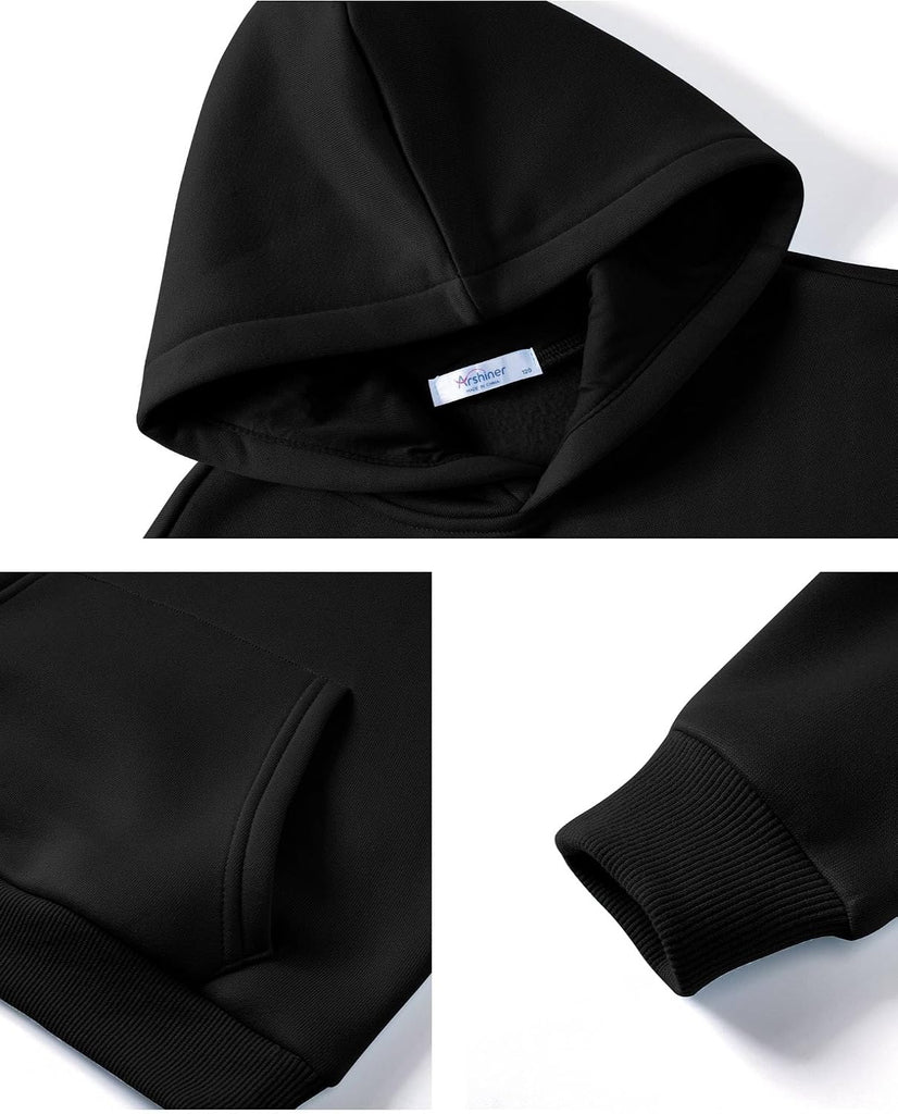 Boys Fashion Hoodies Kids Fleece Pullover Hooded Sweatshirts