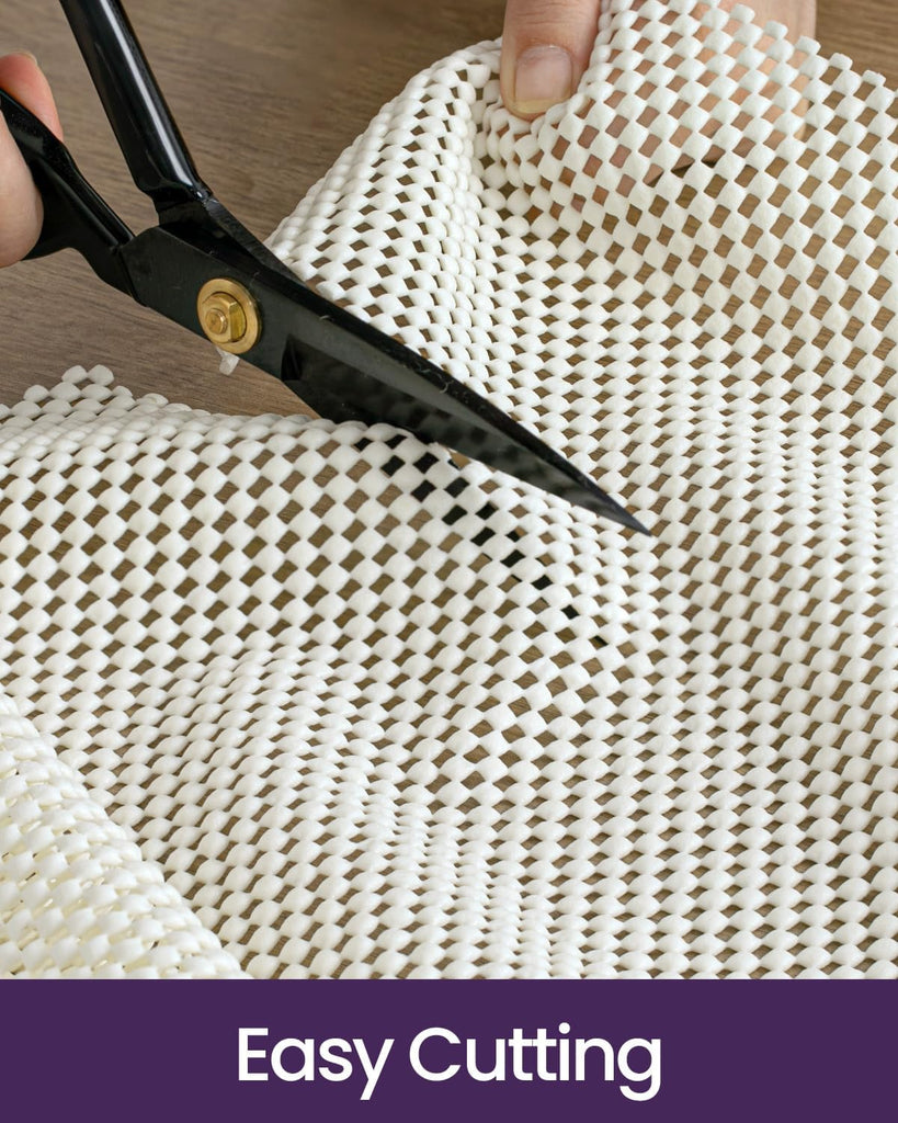 Rug Pad Gripper for Hardwood Tile Floor, 3x8 Non Slip Under Carpet Padding Cushioned, Waterproof Thick Walking Pads