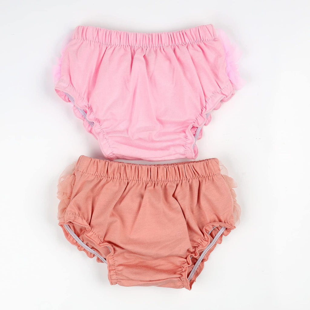 Baby Infant Girls 2PCS Set Tulle Ruffle Bloomer