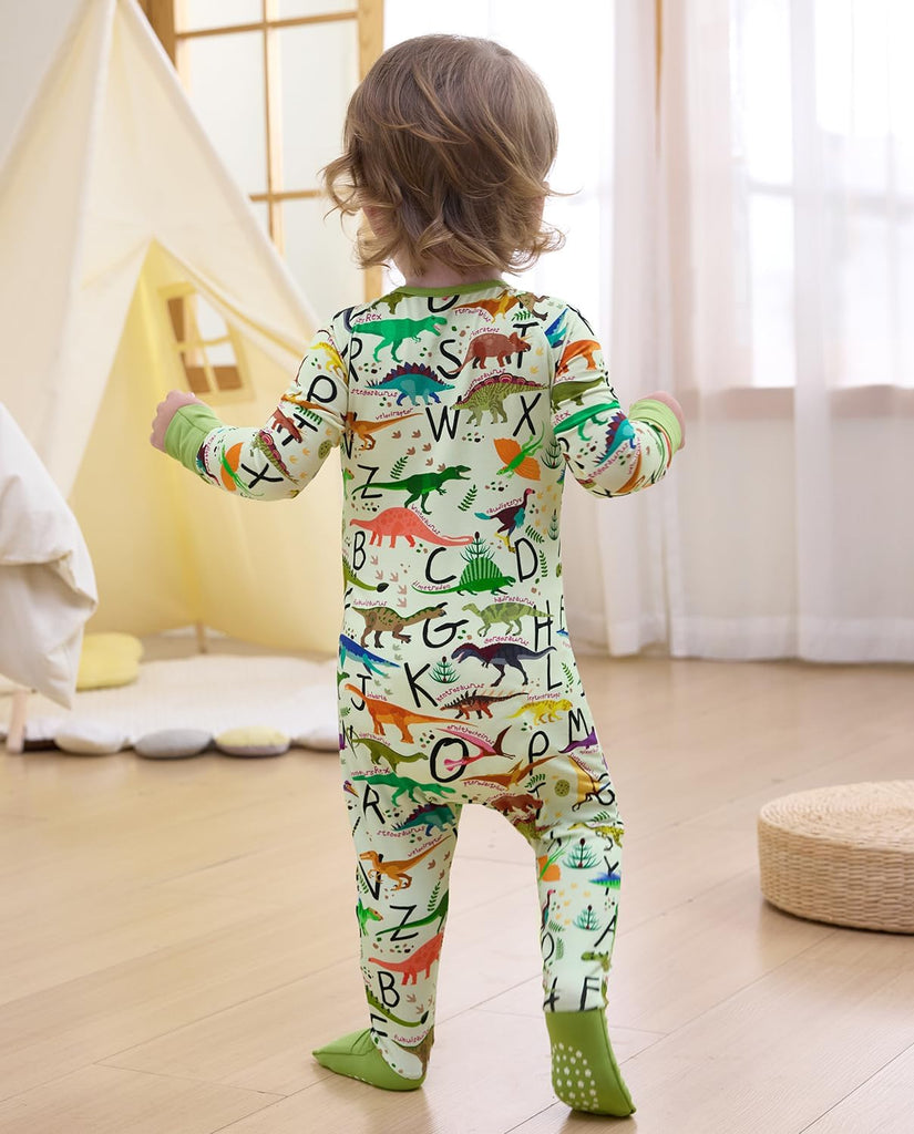 Viscose Baby Footie Pajama, Zipper Sleeper Boys Girls