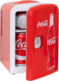 Mini Fridge for Bedroom Cosmatic Office 4L Small Refrigerator 6 Can Mini Dorm Fridge Portable Cooler 12V DC 110V AC