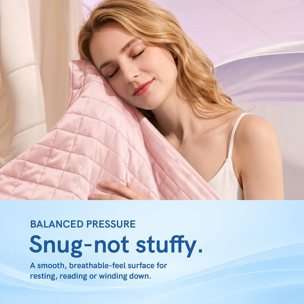 Cooling Weighted Blanket for Adults, 20lbs Heavy Bed Throw for One Person of 190lbs, Perfect for Hot Sleepers or Warm