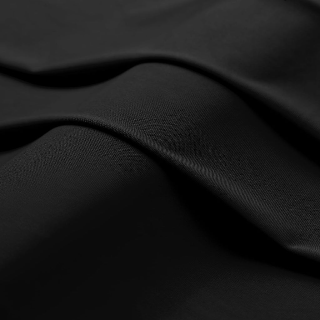 Nylon Spandex Fabric, 4 Way Stretch, 3 Yard, 65 Inch Wide, Black