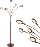 Orion Arc Floor Lamp, Tree Floor Lamp with 5 Adjustable Arms