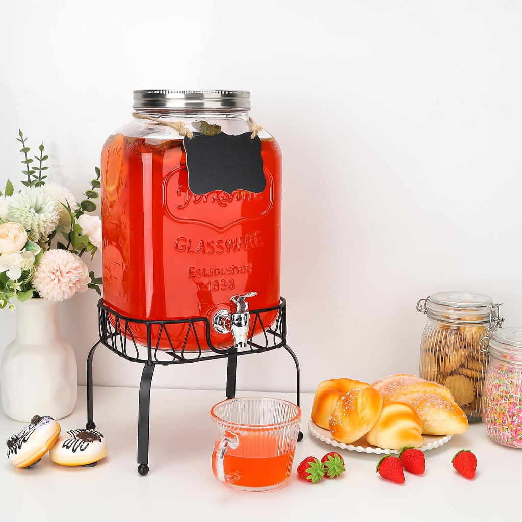1 Pack 2 Gallon with Stand, Ice Core, Spigot