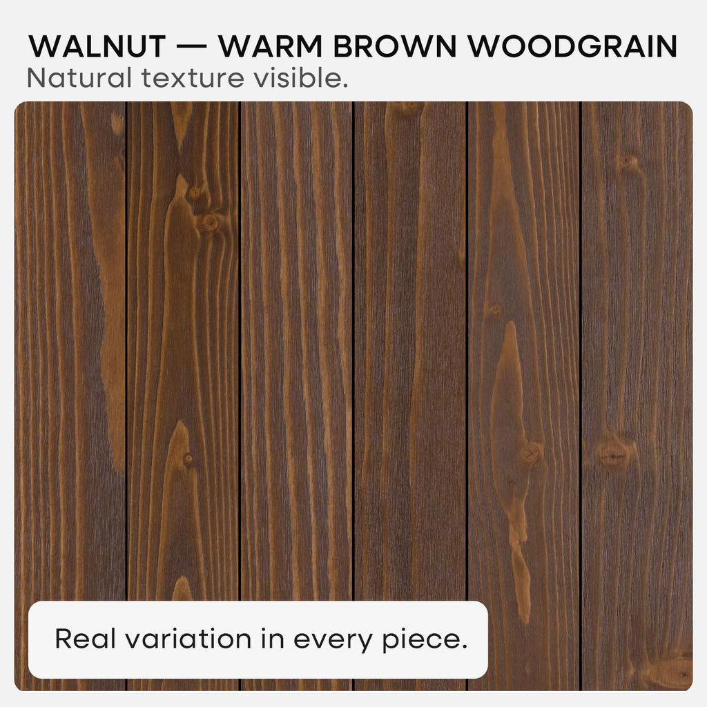 20 Inch Floating Shelves, High-End Solid Pine Wood, Set of 3