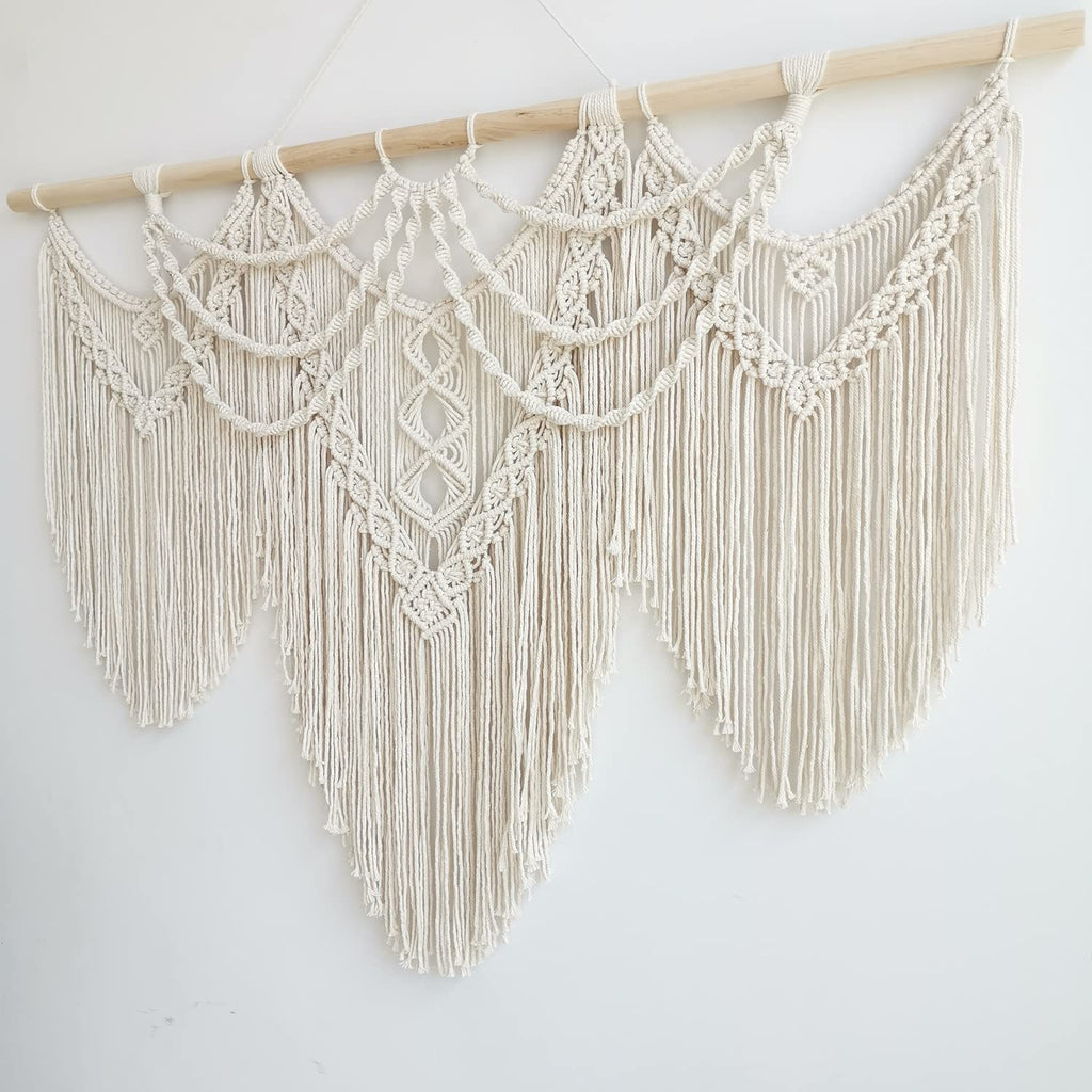 Large macrame wall hanging - Boho Tapestry Macrame Wall Decor Art- Chic Bohemian Woven Tapestry Home Decoration