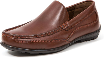Boys Booster Driving Moc Style Dress Comfort Loafer