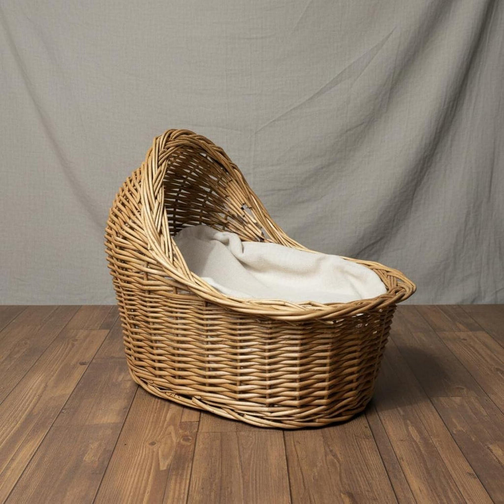 Wicker Cat Bed handwoven basket rattan cradle material decorative storage suitable for gift giving home decoration