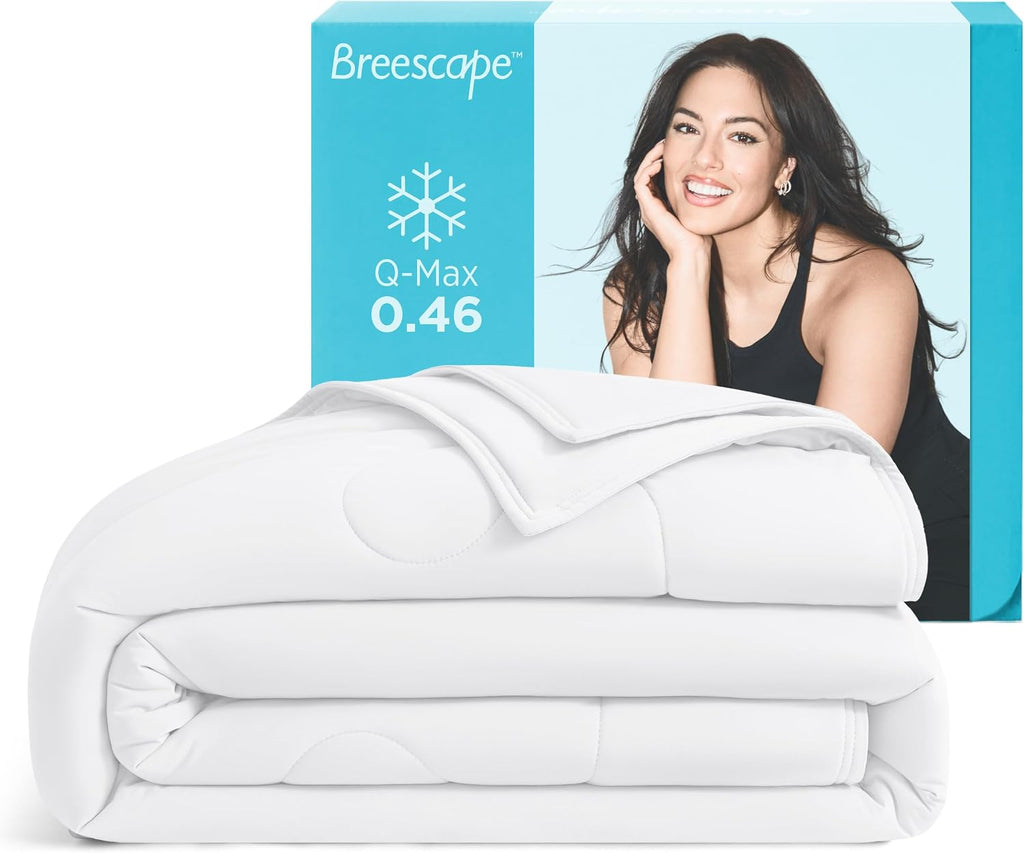 Cooling Comforter Blanket - BlendTek Q-Max>0.46 Tech, Cooling Blanket for Hot Sleepers & Night Sweats Relief