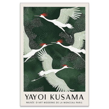 Japanese Flying Cranes Wall Art Vintage Bird Pictures Aesthetics Posters Minimalist Animal Canvas Prints Nordic