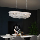 Crystal Chandeliers for Dining Room Light Fixtures Over Table_Modern Crystal Chandeliers for Kitchen Island_9 Lights Empire Style Chrome Luxury Lighting Fixtures for Living Room Bar A108-B0DCF8VQDF