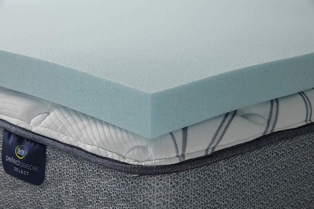 ThermaGel 3-Inch Gel Memory Foam Mattress Topper, King | 3 inch king gel memory foam mattress topper, ThermaGel