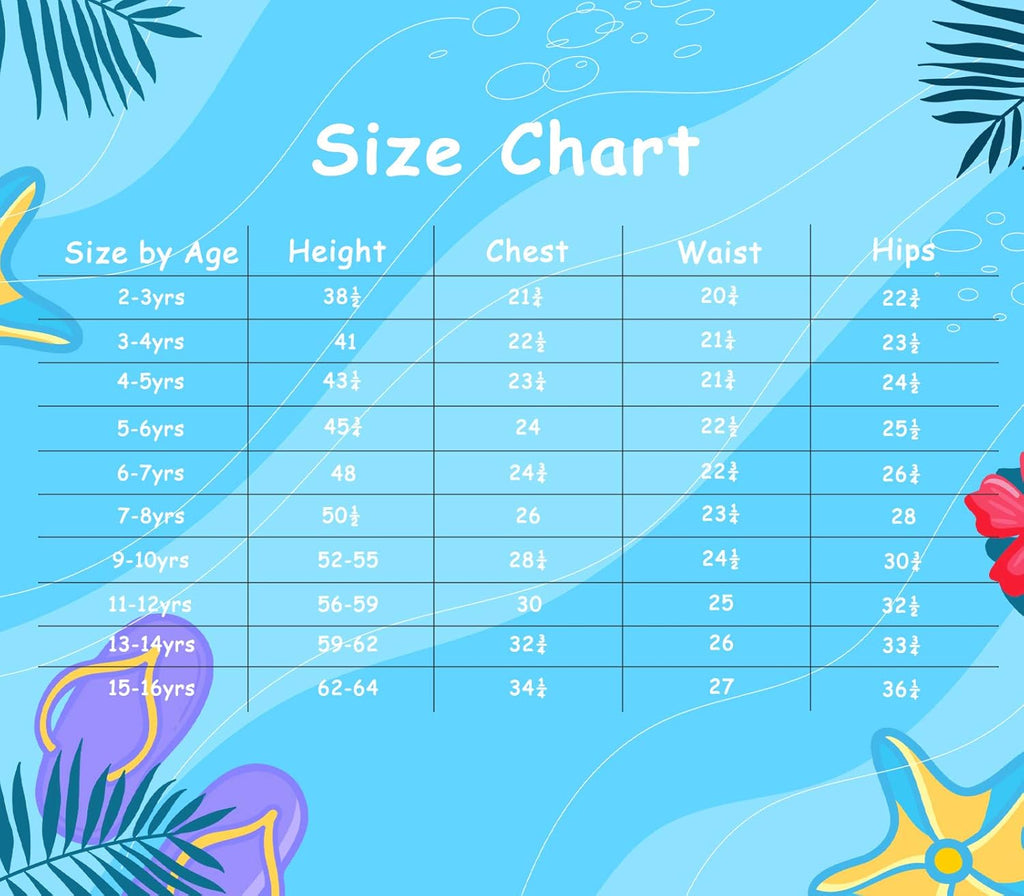 Girls 3 Piece Swimsuits Set Long Sleeve Rash Guard Tankini Bathing Suits for Girls Beach Swimwear Set