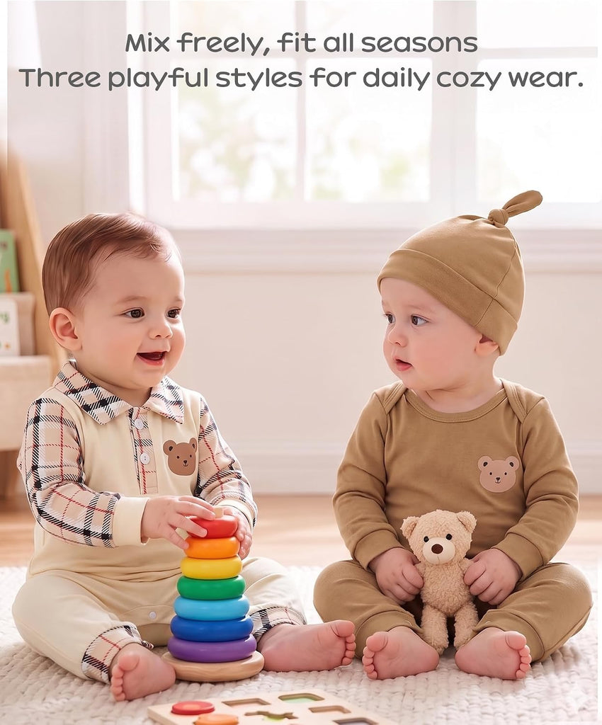 Preemie Baby Boy Clothes Newborn Essentials Outfits Romper 10 PCS