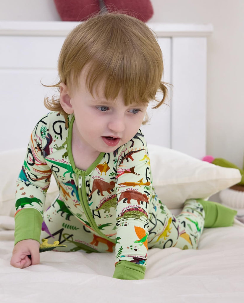 Bamboo Viscose Baby Footie Pajama, Zipper Sleeper Boys Girls