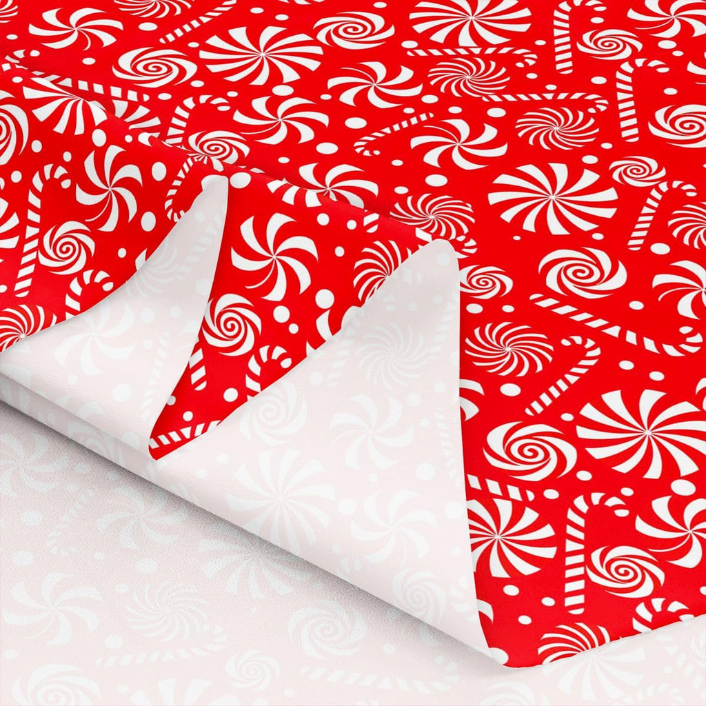 Christmas Candy Fabric by The Yard Soft 1 Yard