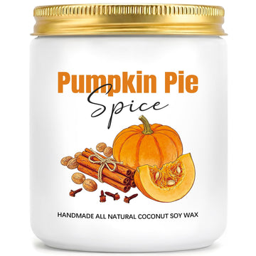 Fall Candles, Pumpkin Cinnamon Spice Candles, Fall Scented Candle Decorations Gifts for Women Pumpkin Pie Spice