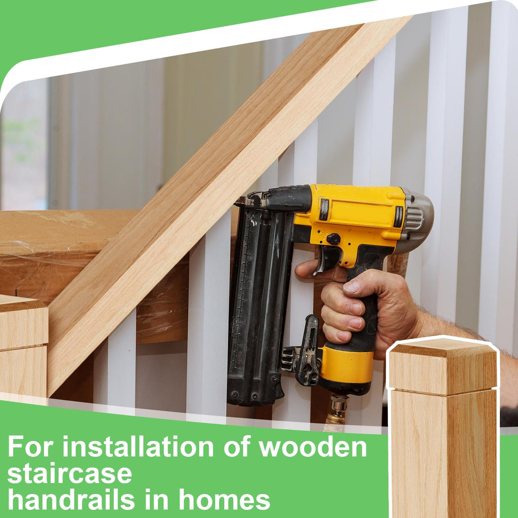 4 Pcs 3" x 48" Solid Red Oak Stair Newel Post Single Groove